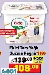 EKİCİ TAM YAĞLI SÜZME PEYNİR EKİCİ TAM YAĞLI SÜZME PEYNİR
